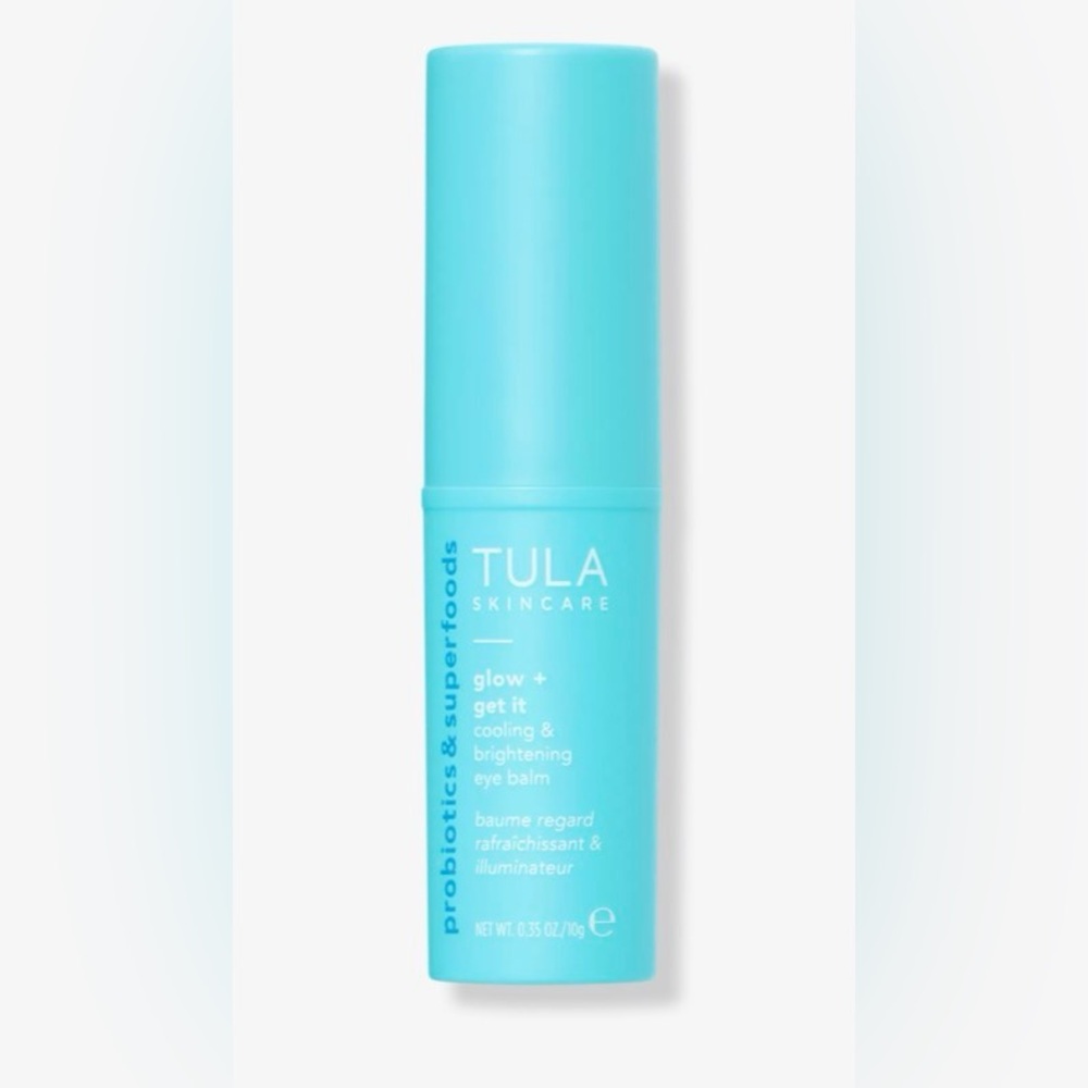 TULA SKINCARE glow+ get it Cooling & Brightening Eye Balm, 0.35 OZ, NWT